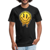 I'd rather be legkicking my friends smiley shirt - black