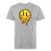 I'd rather be legkicking my friends smiley shirt - heather gray