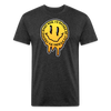 I'd rather be legkicking my friends smiley shirt - heather black