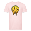 I'd rather be legkicking my friends smiley shirt - blush pink 