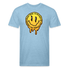 I'd rather be legkicking my friends smiley shirt - heather blue