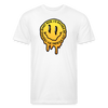 I'd rather be legkicking my friends smiley shirt - white