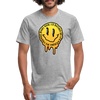 I'd rather be legkicking my friends smiley shirt - heather gray