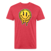 I'd rather be legkicking my friends smiley shirt - heather red