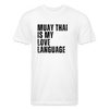 Muay Thai Is My Love Language tee - white