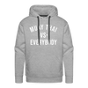 Muay Thai vs Everybody Adult Hoodie - heather grey