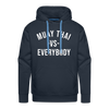 Muay Thai vs Everybody Adult Hoodie - navy