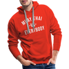 Muay Thai vs Everybody Adult Hoodie - red