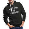 Muay Thai vs Everybody Adult Hoodie - charcoal grey