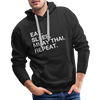 eat sleep muay thai Adult Hoodie - black