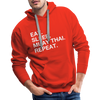 eat sleep muay thai Adult Hoodie - red