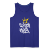 Clinch King Muay Thai Tank - royal blue