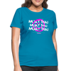 Smile Muay Thai Women's T-Shirt - turquoise