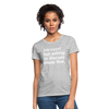 Introvert Muay Thai Women T-Shirt - heather gray