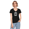 Rated M for Muay Thai Women's V-Neck T-Shirt - black