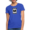 Rated M for Muay Thai Women's T-Shirt - royal blue