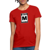 Rated M for Muay Thai Women's T-Shirt - red